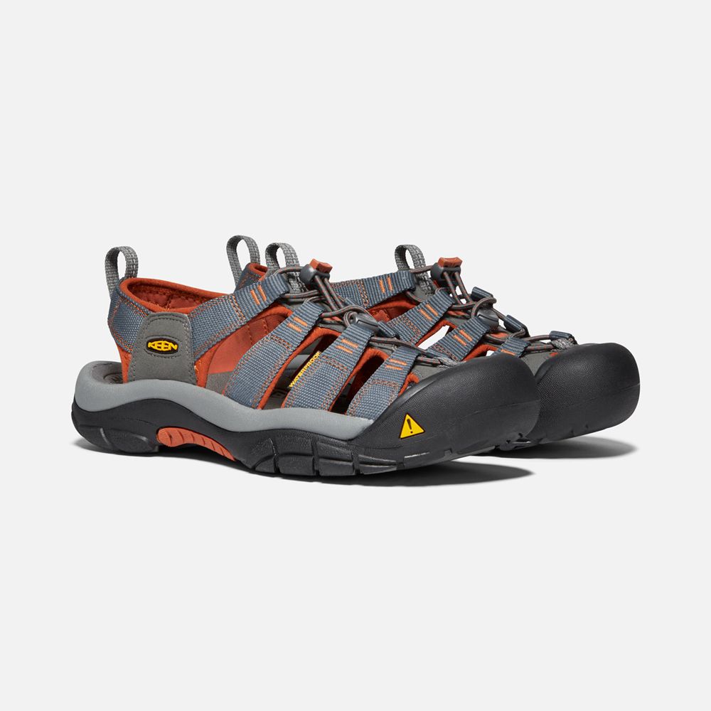 Sandalias Trekking Keen Mexico Grises Oscuro - Hombre Newport H2 - SI6531879